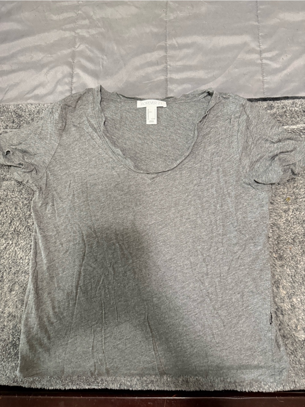Basic Gray Crewneck T-Shirt